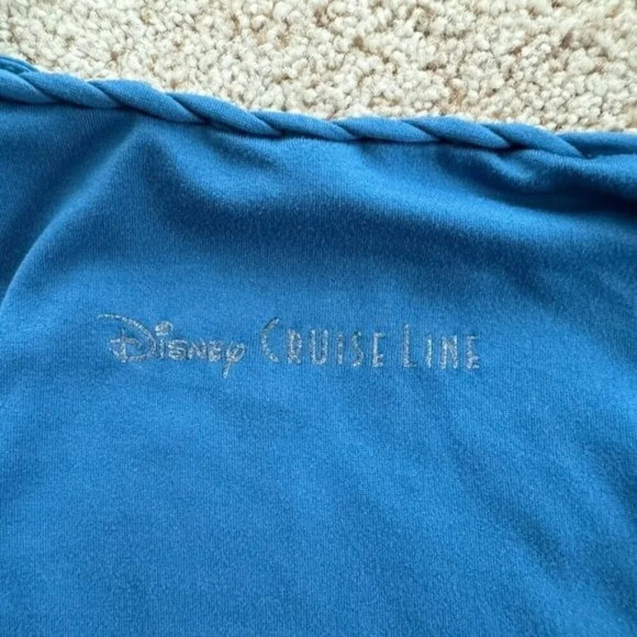 Disney Little Mermaid PJs Tank & Shorts Cruise Line Exclusive DCL L/XL Blue - Picture 7 of 9